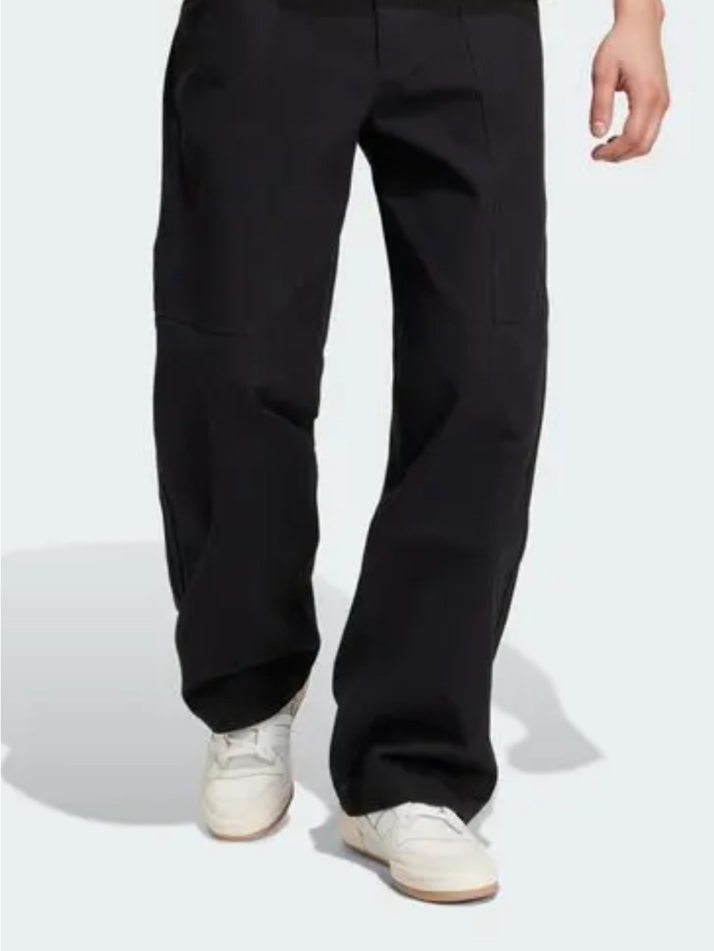 adidas Black Cargo Wide-Leg Pants